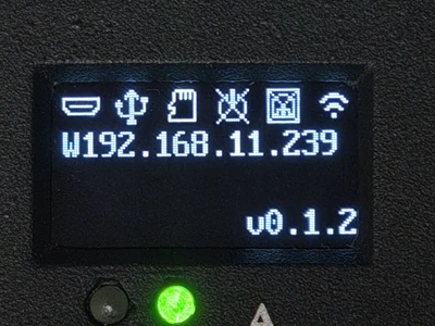 OLED 屏显示已连接