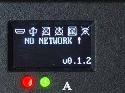 连接HDMI，显示屏显示